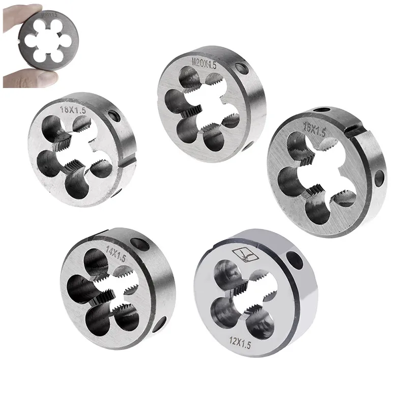 

M12/14/16/18/20 HSS Machine Right Hand Screw Thread Metric Plug Tap & Round Die