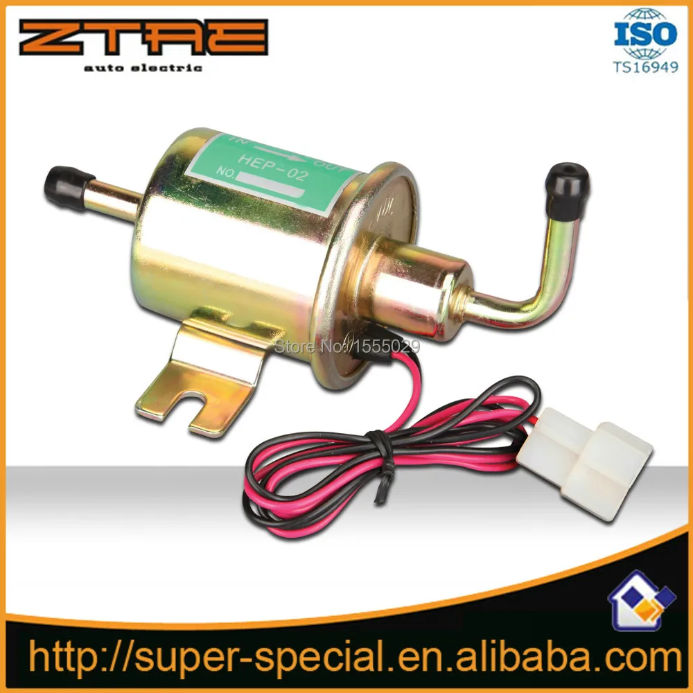 High quality electric fuel pump HEP 02B 12V fuel pump for carburetor