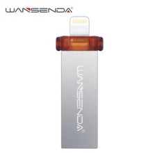 Wansenda OTG USB Flash Drives 16GB/32GB/64GB/128GB pen drive for iphone/iPad/iPod usb stick otg pendrive usb2.0 usb memory stick
