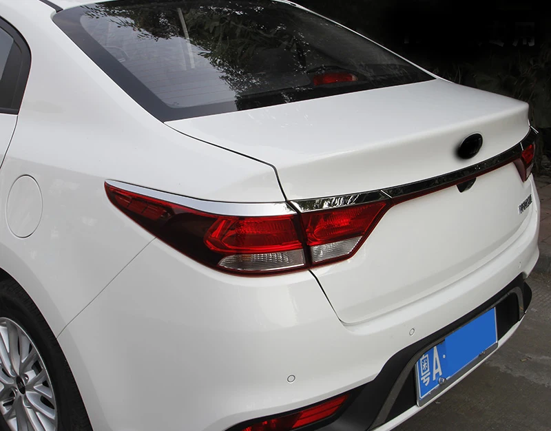 5 шт. для KIA K2 2017 отделочная полоса задней двери наклейка из нержавеющей стали на