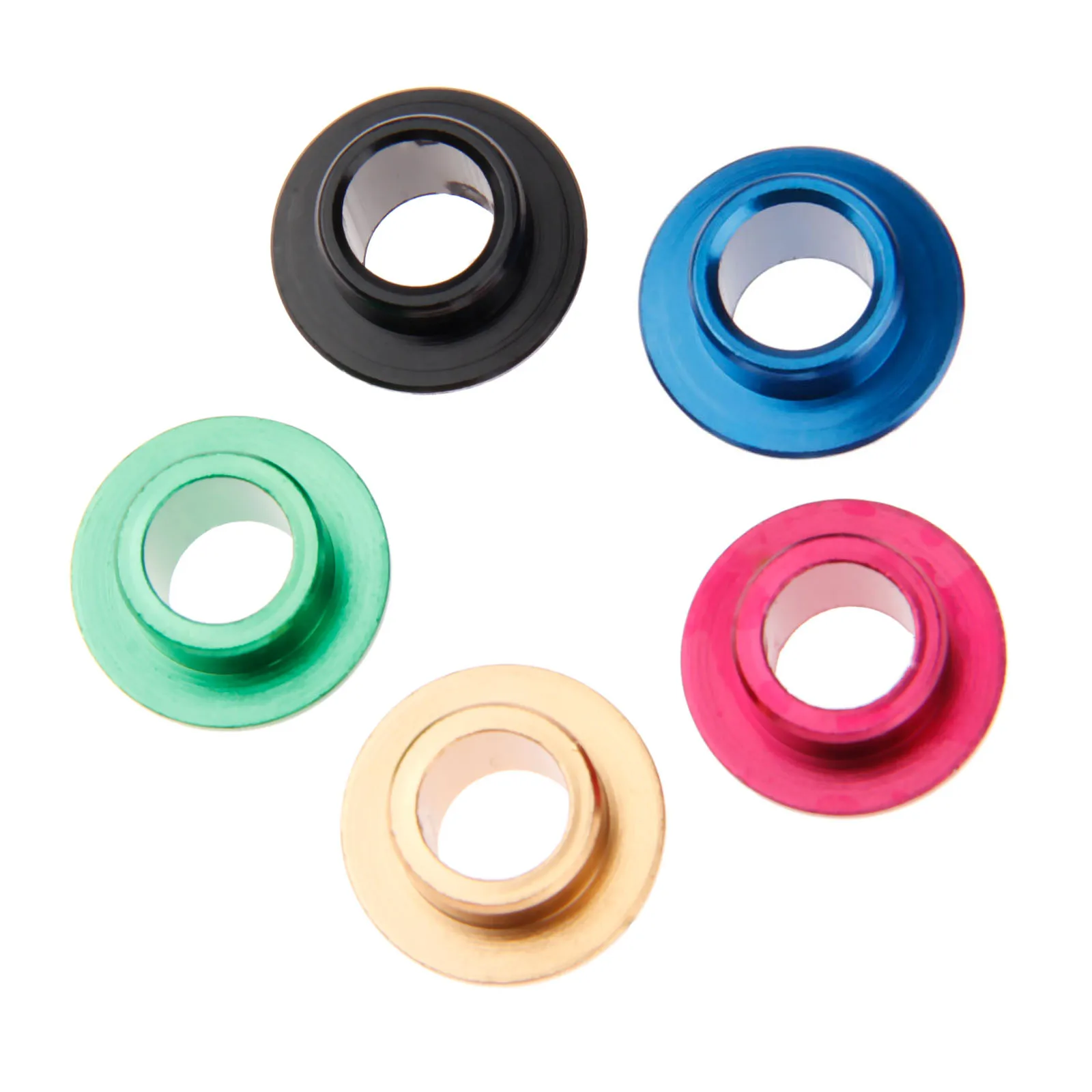 8 шт. втулки из алюминиевого сплава для роликовых коньков 5 цветов|inline skates spacers|skate