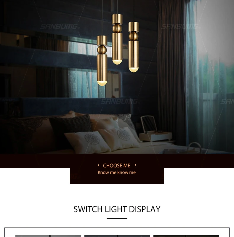 SANBUGM современные креативные металлические подвесные светильники золотой для гостиной прикроватный коридор столовая Бар кофе магазин освещение