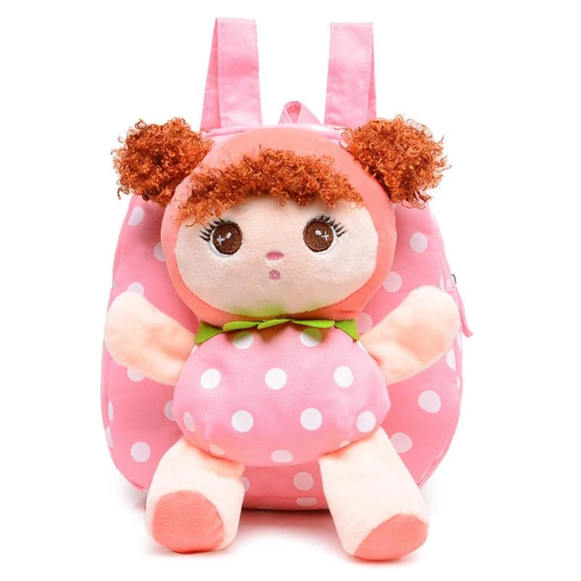 Mochila De felpa para bebé de 2 a 7 años, bolso escolar para niñas, rosa,  Mickey, Minnie, dibujos animados, bonita bolsa de viaje para guardería -  AliExpress