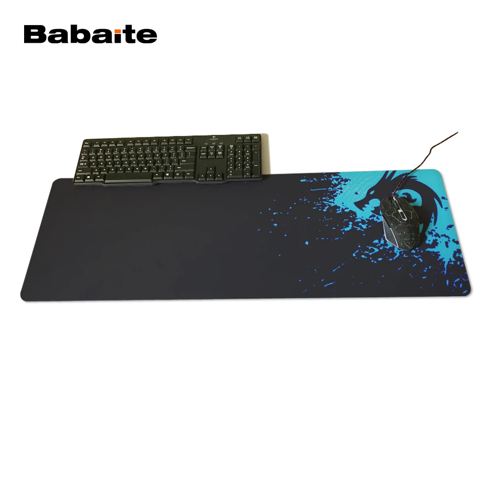  Babaite Speed Version Large Gaming Mouse Pad Gamer Locking Edge Mouse Keyboards Mat Grande Mousepad