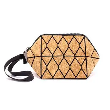 

Cork bag Geometric shape wallet bag G0095