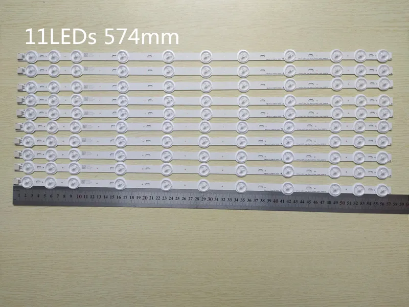Светодиодная подсветка 575 мм для VESTEL 32 дюйма NDV REV1.1 LC32LD145K VES315WNDL-01 VES315WNDS-2D-R02 N02 10 шт. |