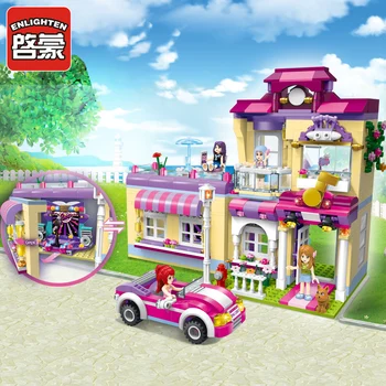 

Enlighten Building Block Girls Friends Star Training Center 4 Figures 729pcs Educational Bricks Toy Boy Gift-No Box