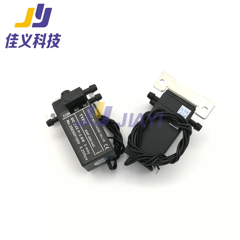

2Pcs 3.8W 24V UV Micro Solenoid Valve KHF-005-045 Ink Valve for FloraJHF/Galaxy/Crystal-Jet DX5 Inkjet Printer;High Quality!!!