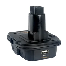 DM18D Battery Adapter USB Charger Tool Replacement Safe Black Professional 18V Stable Durable For DC9096 Converter