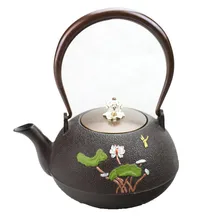 1.2L Южно-японский кунг-фу чайник чугунный Lutos чайник расписанный вручную чайник креативная посуда для напитков