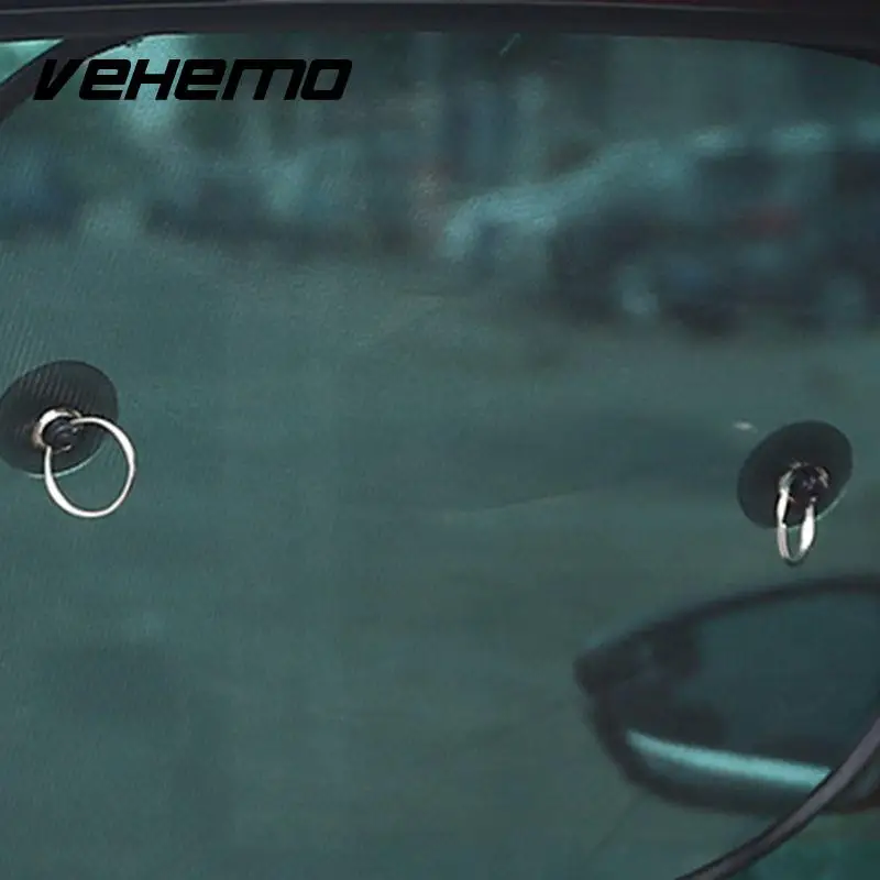 Vehemo 2 шт. черный сетчатый Автомобильный солнцезащитный чехол с защитой от
