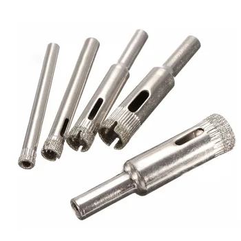 

5 Pcs Hole Saw Drill Bits Set 5mm-12mm Tile Ceramic Cutter Glass Marble Hole Saw Drill Bits Set the drill bit stepped