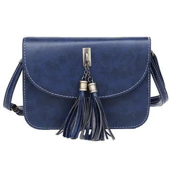 

Fringed suspender shoulder retro female PU bag durable and beautifultravelling bag