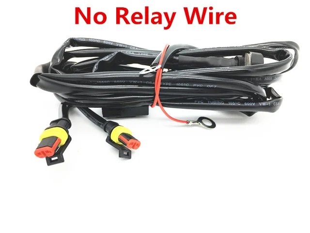 Motorcycles LED Fog Light Wiring Harness Relay Wire For BMW R1200 GS