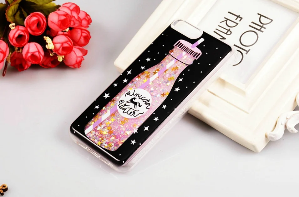 WhaY Quicksand Case For Xiaomi Mi 6 Cover TPU Silicone Fundas Drink Bottle Liquid Glitter Cover Xiomi Xaomi Mi6 Case Couque Capa (2)