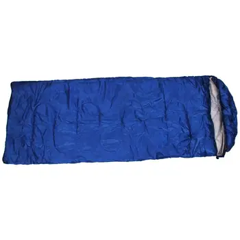 

Adult Single Camping Waterproof Suit Case Envelope Sleeping Bag Navy blue