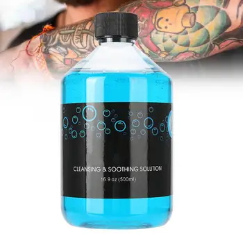 

Tattoo Supplies 500ml High Enrichment Tattoo Aftercare Solution Cleaning Process Liquid Soap For Tattooing