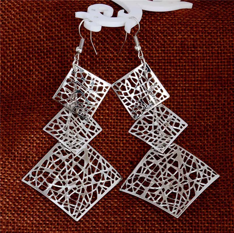 

SHUANGR Hot Fashion Gold Color Elegant Women's Earrings Gold Color Party Anniversary Dangle Earrings Charm Jewelry