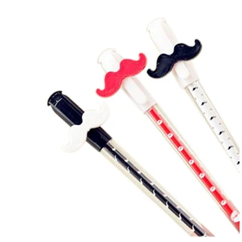 

Affordable 12 pcs/Lot Cute mustache Gel pen Beard ball pen office material school supplies stationery