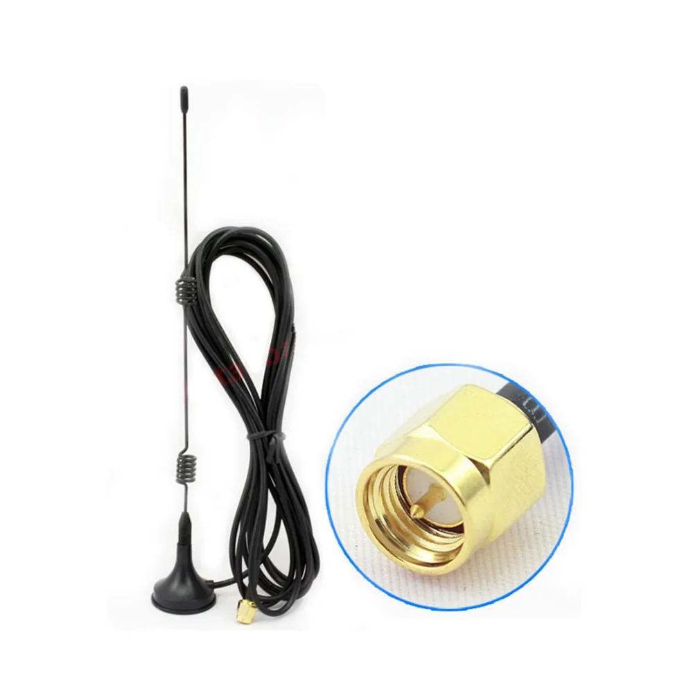 

SMA Male Antenna 7DBi High Gain 2.4G Omni Directional Antenna Magnetic Base 3M RG174 Cable for Wifi Router Mobile Signal Booster
