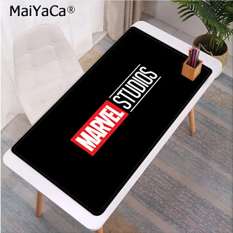 Maiyaca мой любимый коврик для мыши с логотипом комиксов Marvel резиновый компьютерный игровой коврик для мыши большой коврик для мыши клавиатуры - Цвет: Lock Edge 40X90cm