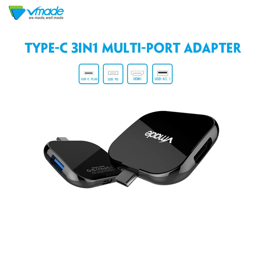 

USB-C 3.1 Type-C to HDMI Adapter Converter Hub DeX 4K HD TV PD Charging NS Dock for C-Force CF001 for Nintendo Switch/S8/MAC PRO