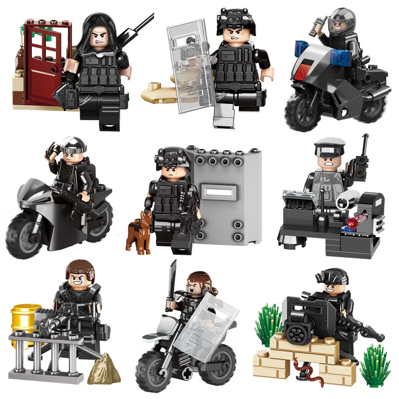 block tech swat team construction set