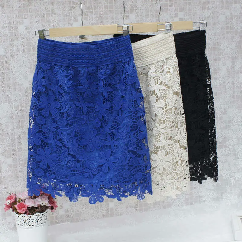 2015 New Brand Fashion Womens Lace Edge Elegant Slim Waist Autumn