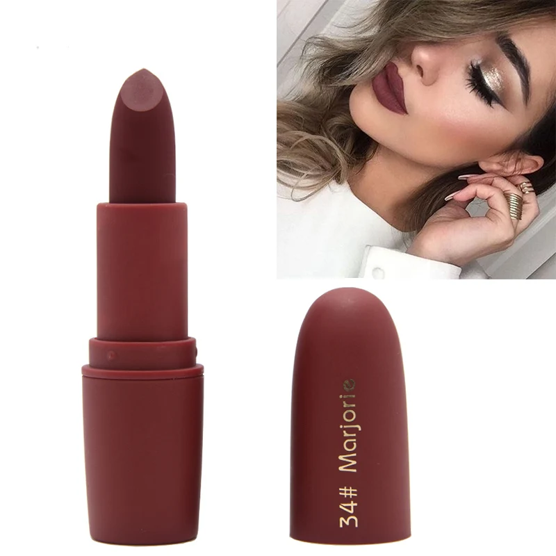 Miss Rose бренд Макияж матовая губная помада Красота Увлажняющая водостойкие Make up