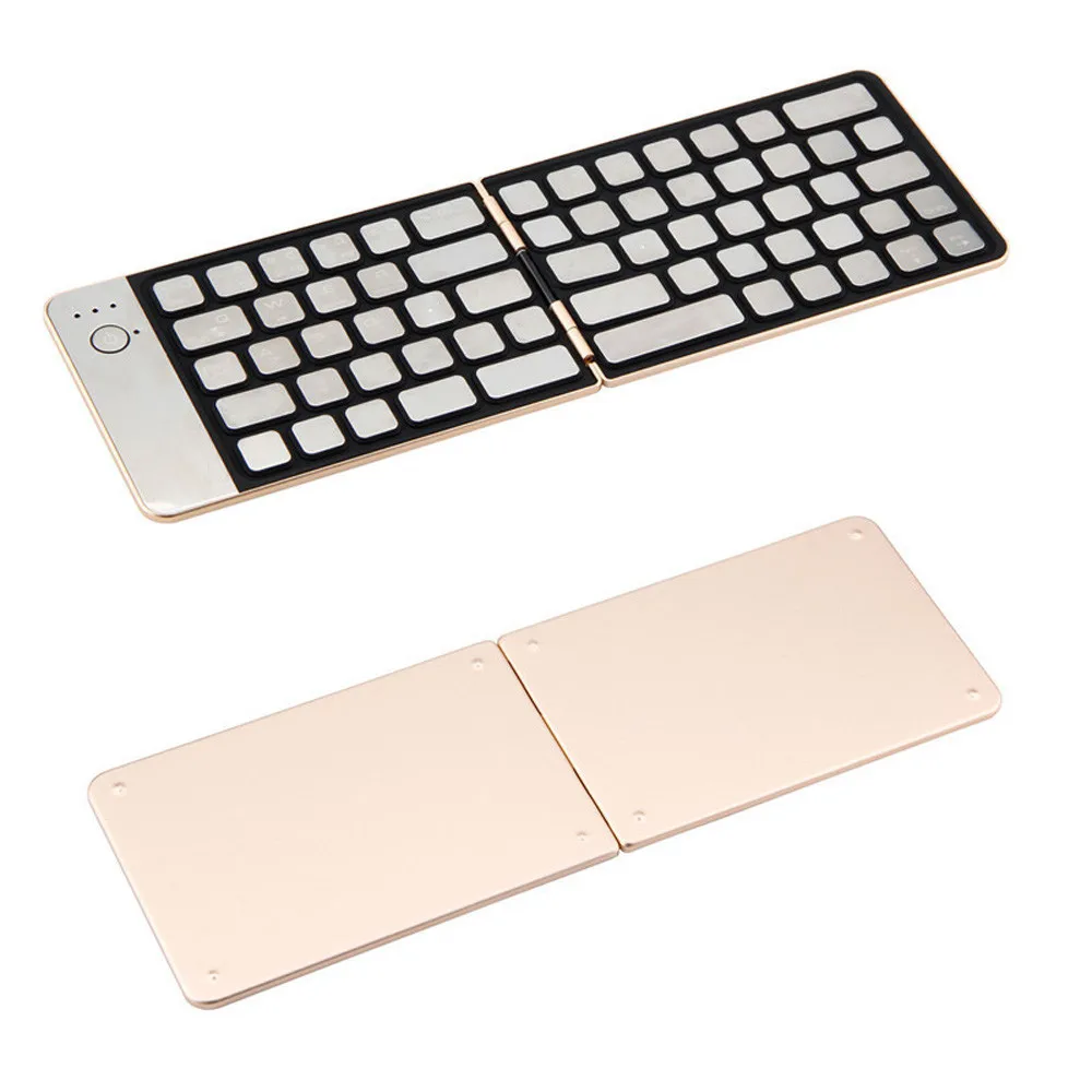 

VOBERRY Portable Folding Waterproof Keyboard Bluetooth 3.0 Wireless Foldable Touchpad Keypad For Android/Windows Ipad Tablet DD