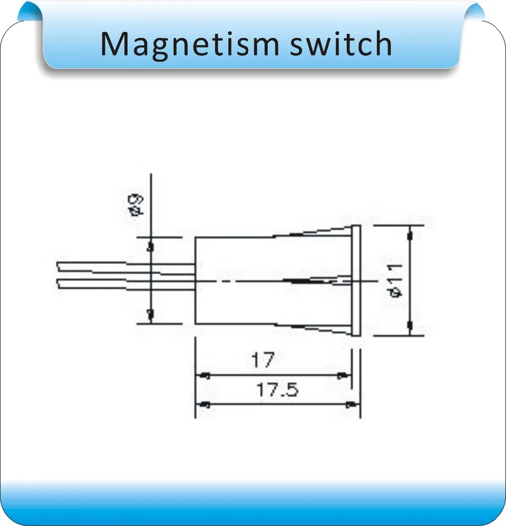 10 шт. круговой провод дверной переключатель магнитного датчика контроля доступа магнитный датчик(белый+ кофе