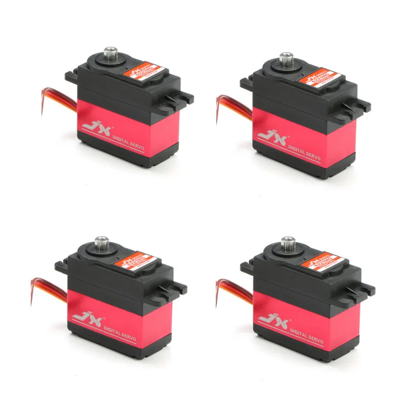 

4Pcs JX PDI-6221MG 6221MG 20KG Large Torque Digital Standard Servo For RC Drone Model TRAXXAS Baja Car Helicopter Airplane Boat