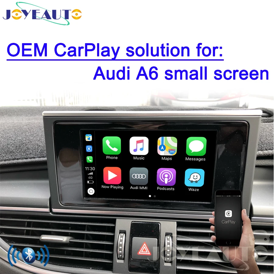 Aftermarket A6 A7 C7 MMI 3g MIB B9 OEM Apple Carplay Android автоматическое обновление 09-17MY IOS Airplay автомобильная игра модифицированная для Audi