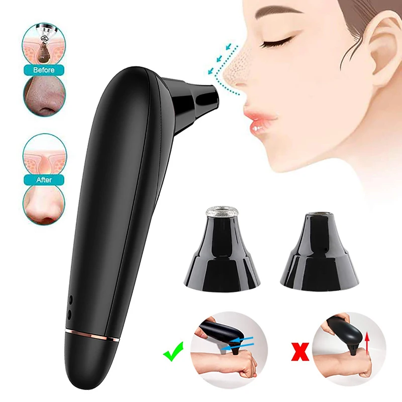 Limpeza dos Poros Sucção de Vácuo Removedor de Cravo Rosto Cravo Nariz Blackhead Remover Acne Pimple Ponto Preto Mais Limpo Vácuo 18 acne ponto preto espinha facial spa máquina