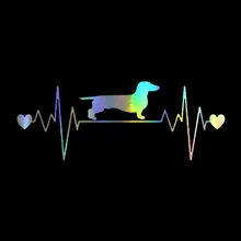 ^^Best Offers Car Sticker 3D 20.3*7.7CM Dachshund Heartbeat Lifeline Vinyl Stickers and Decals Car Styling Funny Sticker On Cars Cartoon ^^Best Offers Car Sticker 3D 20.3*7.7CM Dachshund Heartbeat Lifeline Vinyl Stickers and Decals Car Styling Funny Sticker On Cars Cartoon