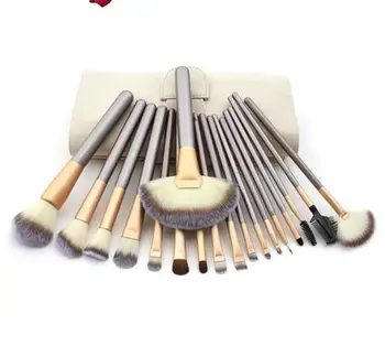 

Hotrose Makeup Brushing Brush Set 18 pcs Soft Synthetic Professional Cosmetic Makeup Foundation Powder Blush Eyeliner Brushes