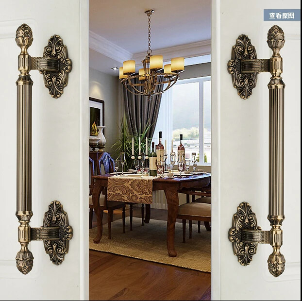 

Door shake handshandle european-style villa door shake handshandle archaize wooden door handle