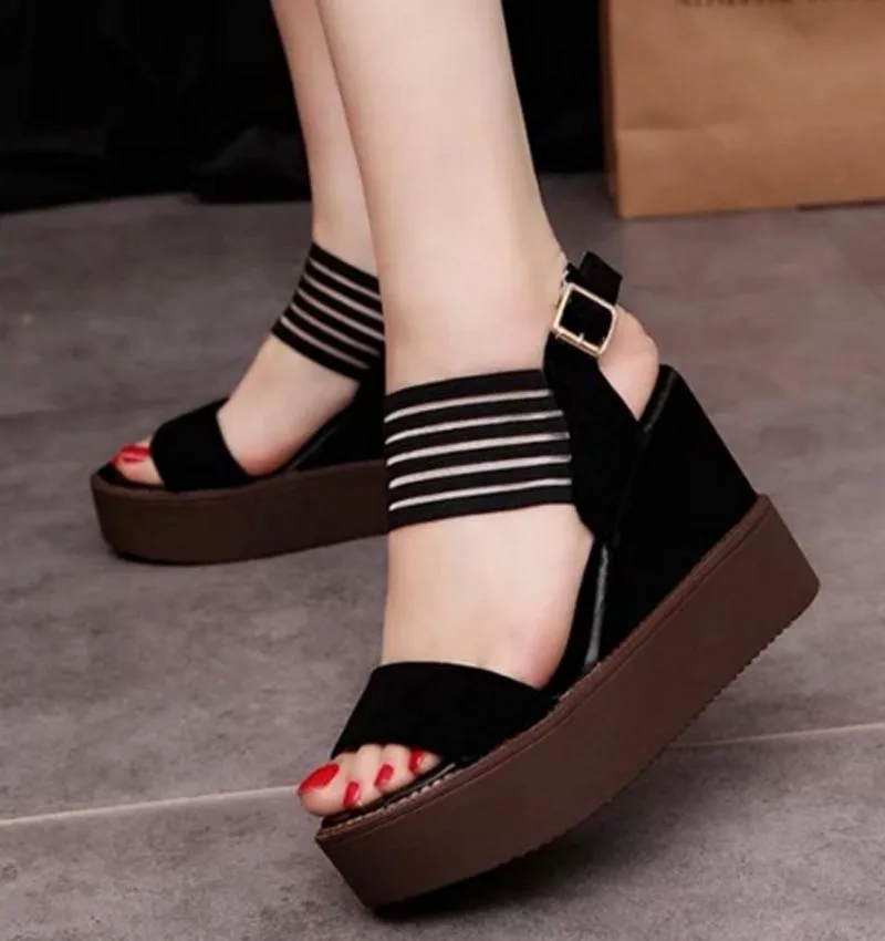 Fashion Wedge Sandals Popular Style Light Weight Woman Heel Sandals ...