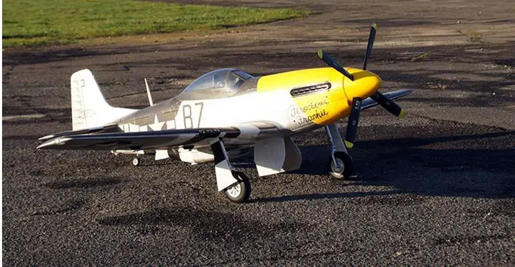 FMS 1700 мм (67 дюймов) фотоэлемент Mustang Red Tail PNP и комплект модель самолета RC самолеты