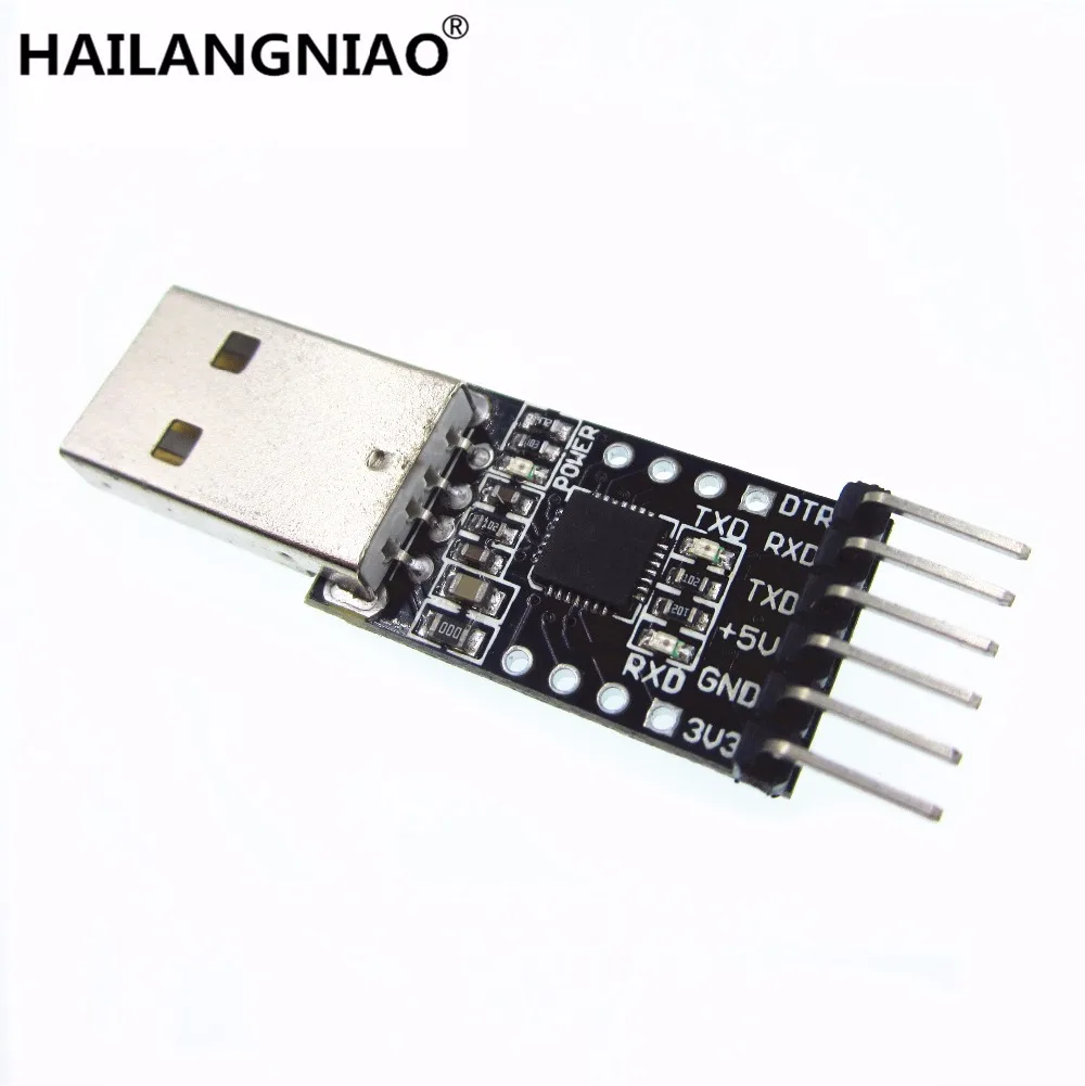 1 шт. 6Pin USB 2 0 к TTL UART модуль последовательный преобразователь CP2102 Замена Ft232