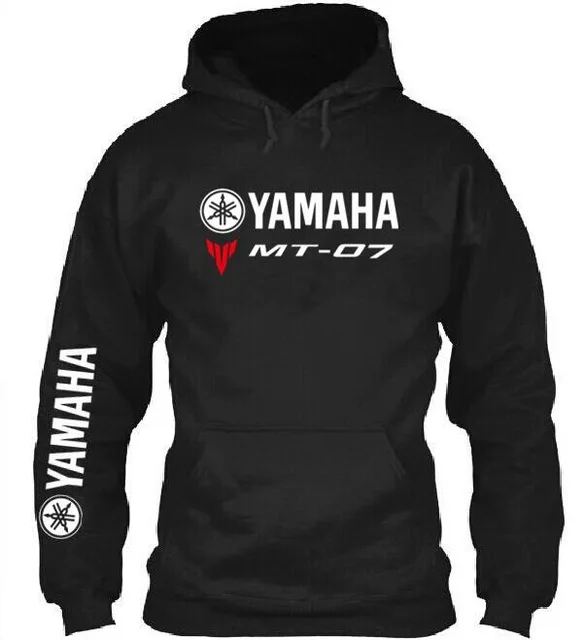 

2019 New Brand Top For Yamaha Mt-07 Hoodie Motorcycle Clothing Knight Pullover Mens Sportwear Coat Casual Kawasaki Hoodie M