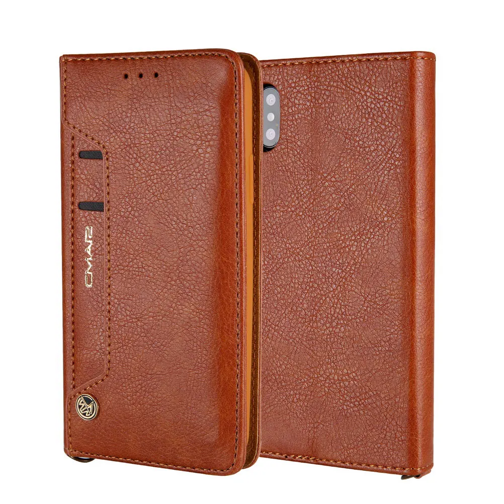 

Luxury Wallet Case for iPhone 7 Case Leather Retro Flip Card Slots Cover for iPhone X Phone Bags for iPhone 8 7 Plus 6s 6 Plus