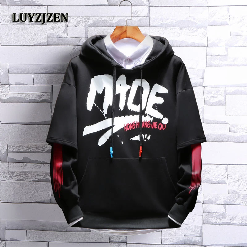 

Men Hoodies Jacket Winter Spring Drawstring Hooded Sweatshirt Top Male Long Sleeve Pocket Pullover Hoodie Coat Hip Hop Hot K130