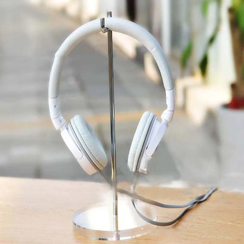 Universal Earphone Headset Hanger Holder Headphone Acrylic Detachable