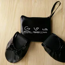 Красочные женские складные балетки с логотипом, лучший выбор для компании, промосувенир