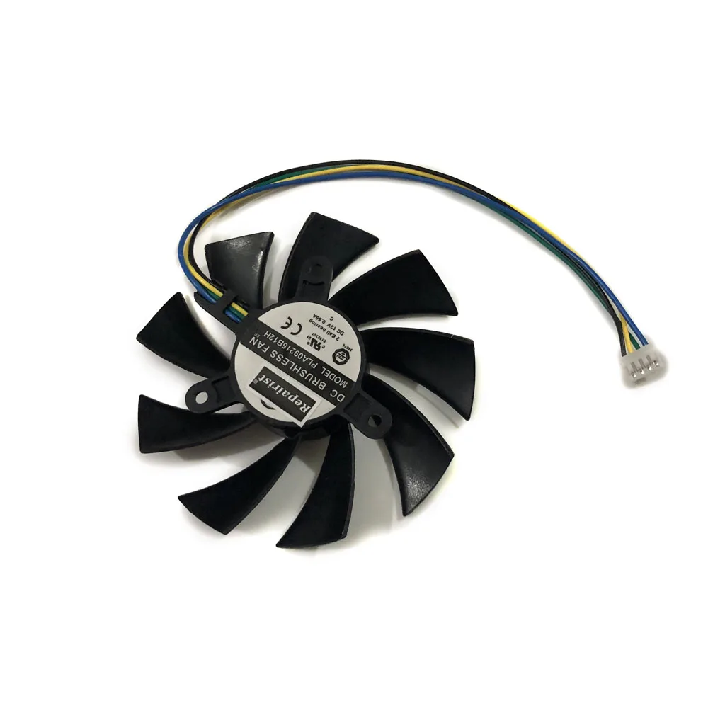 PLA09215B12H 85 мм ШИМ 2 шариковый подшипник R9 270X GPU VGA авто кулер вентилятор для клуба 3D R7