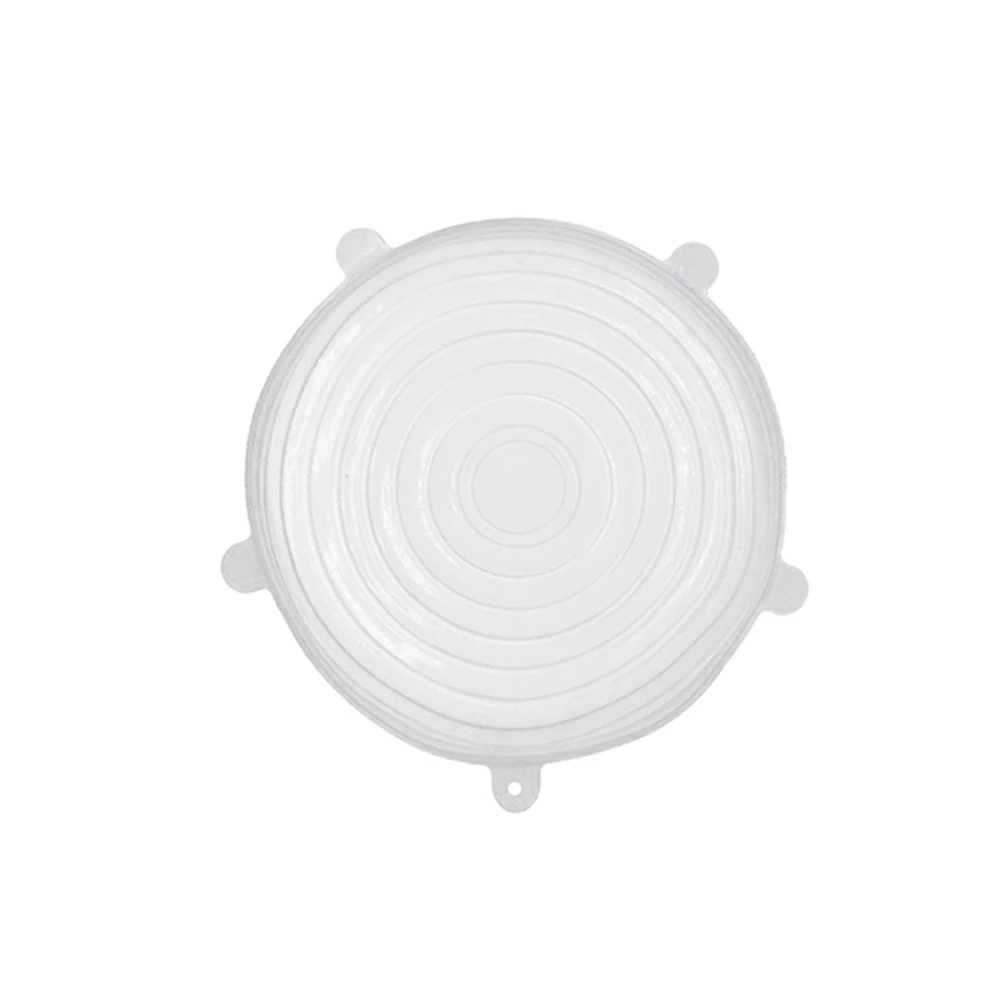 Новая консервационная многоразовая силиконовая пищевая крышка миска для свежей еды крышка мощная гибкость пакет эластичный домашний кухонный комплект ustensile - Цвет: Single No.2 9.5cm