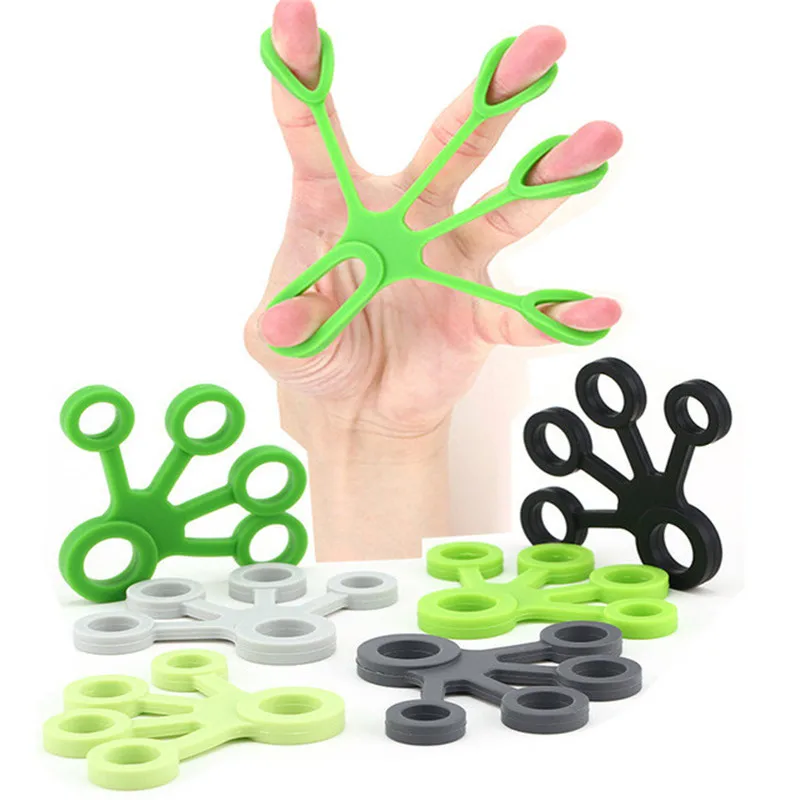 

Brand Finger Resistance Bands Hand Gripper Men Elastic Rubber Exercise Training Band Women Elastic Finger Frip For Fitness