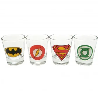 

Superhero pint glasses shot glass mini wine beer cups and mugs funny drinkware