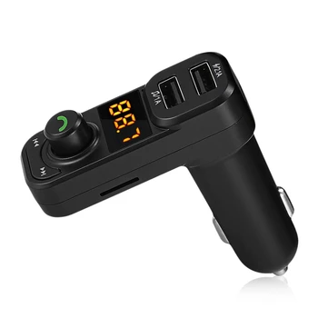 

OllyMurs 2019 hot BT53 Car Bluetooth MP3 Player Wireless FM Transmitter Dual USB Hands-free Call Voltage Detection XL-45